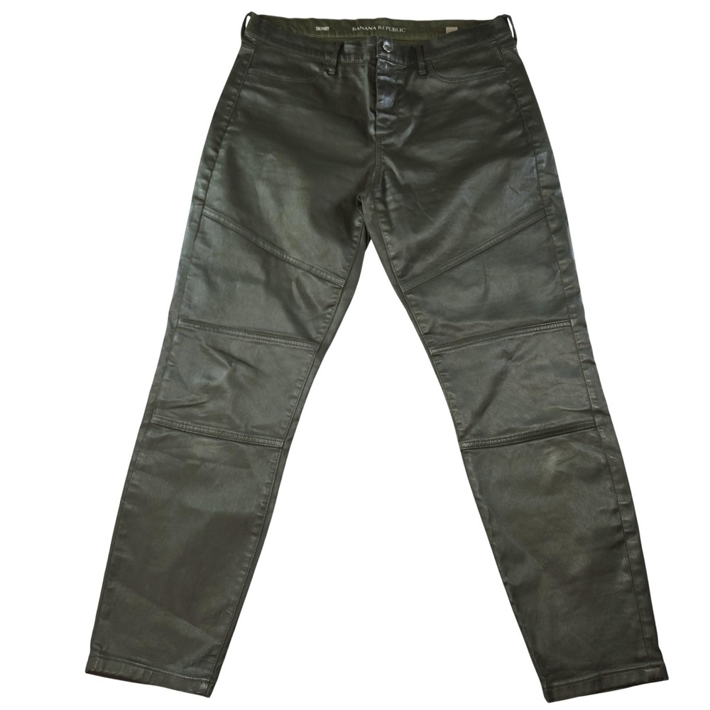 Banana Republic Pants Mens 31x28 Green Skinny Chino Extra-Slim Stretch Pockets